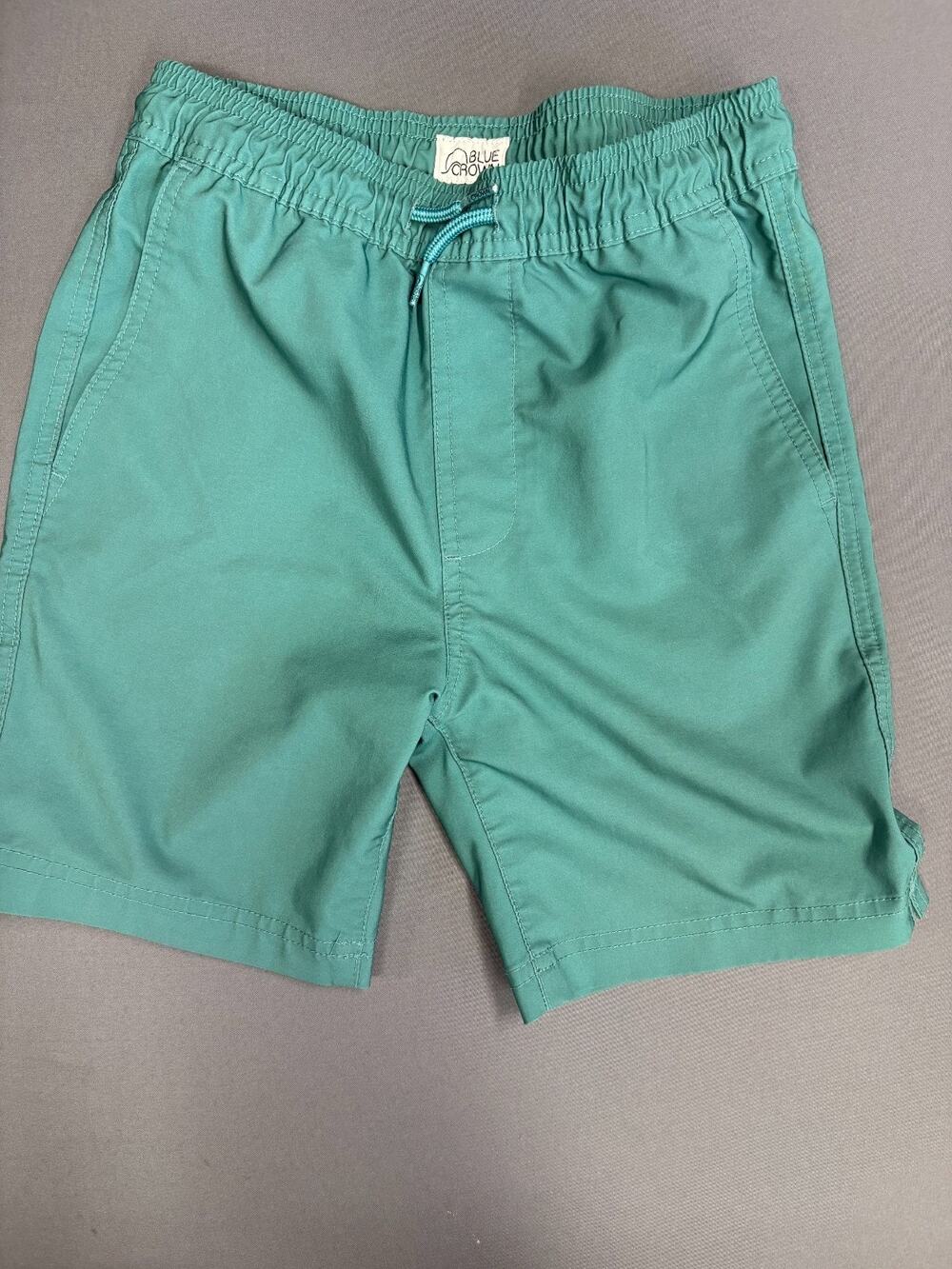 Tilly's Blue Crown Boy’s Youth Swim Shorts Trunks Teal Size Small